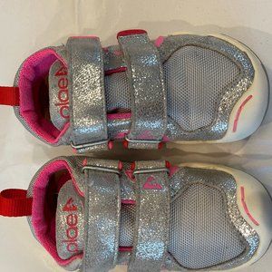 Plae -  Ty Metallic Silver Toodler Shoes Size 8.5